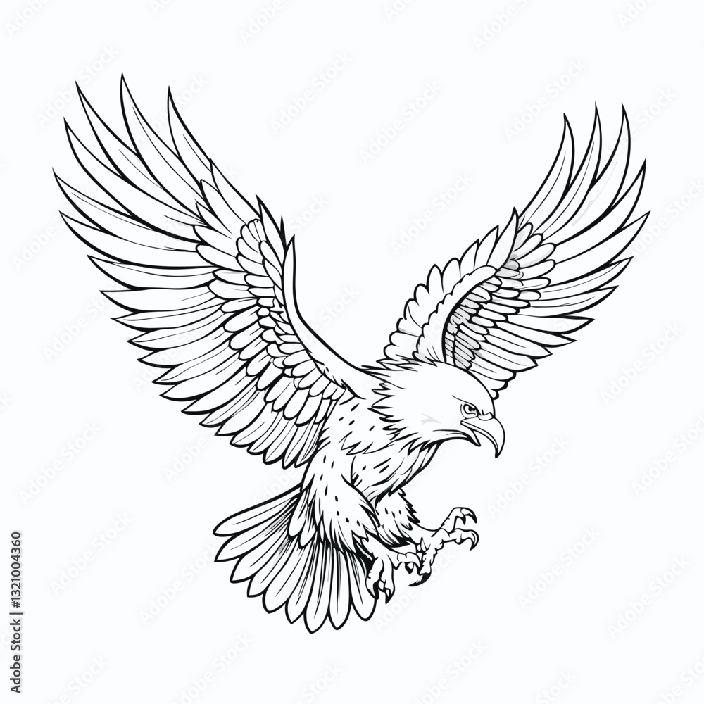 Obraz premium eagle in flight