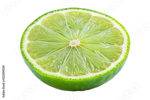 lime half image isolated on transparent background