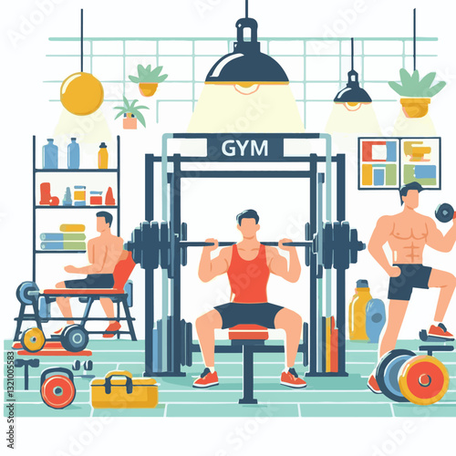 gym, fitness, healthy, exercise, sport, equipment, workout, training, health, lifestyle, body, fit, activity, interior, club, power, strength, athlete, weight, treadmill, trainer, background, woman, a