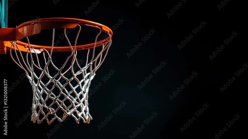 An artistic close-up of a basketball hoop featuring vibrant colors and intricate netting, showcasing the beauty of sports equipment in an abstract light, perfect for sports enthusiasts. An artistic close-up of a basketball hoop featuring vibrant colors and intricate netting, showcasing the beauty of sports equipment in an abstract light, perfect for sports enthusiasts.