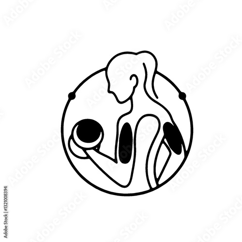 A versatile black and white vector design featuring modern, abstract, symbolic, and artistic elements. Ideal for digital design, branding, print art, tattoos, and creative projects.