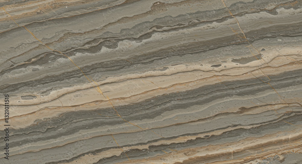 Fototapeta premium Striking layers of natural stone showcasing intricate patterns and textures