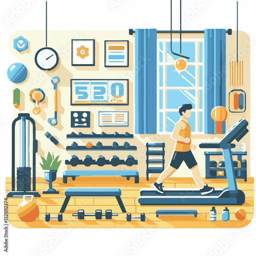 gym, fitness, healthy, exercise, sport, equipment, workout, training, health, lifestyle, body, fit, activity, interior, club, power, strength, athlete, weight, treadmill, trainer, background, woman, a