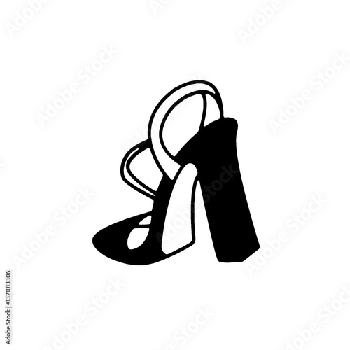 A high-quality vector illustration featuring individual designs for women's fashion and sports themes. Perfect for branding, logos, and creative identity, these stylish graphics include high heels,