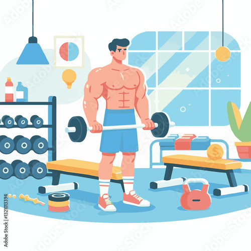 gym, fitness, healthy, exercise, sport, equipment, workout, training, health, lifestyle, body, fit, activity, interior, club, power, strength, athlete, weight, treadmill, trainer, background, woman, a