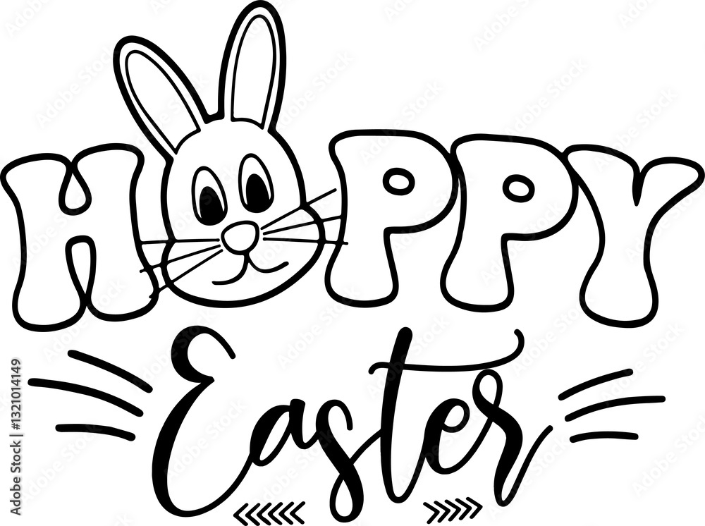 Obraz premium hoppy easter