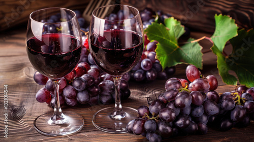 purple grapes