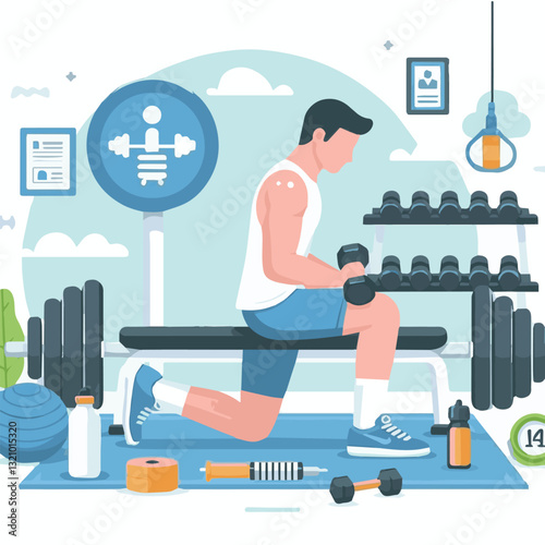 gym, fitness, healthy, exercise, sport, equipment, workout, training, health, lifestyle, body, fit, activity, interior, club, power, strength, athlete, weight, treadmill, trainer, background, woman, a