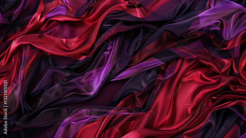 Fototapeta premium red and purple silk background