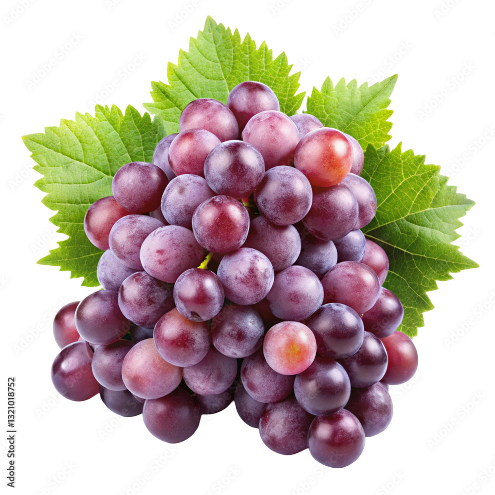 Obraz premium bunch of grapes isolated on white
