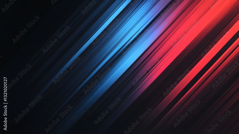 Fototapeta premium Abstract colorful lines arranged in a gradient background design