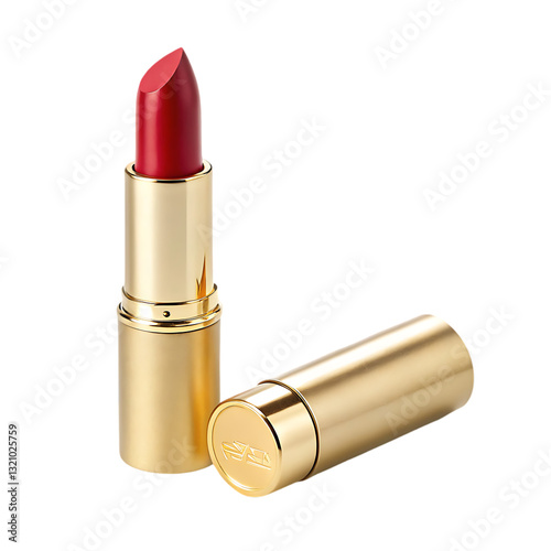 Luxury Red Lipstick: Gold Tube