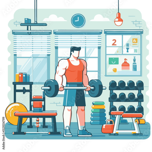 gym, fitness, healthy, exercise, sport, equipment, workout, training, health, lifestyle, body, fit, activity, interior, club, power, strength, athlete, weight, treadmill, trainer, background, woman, a
