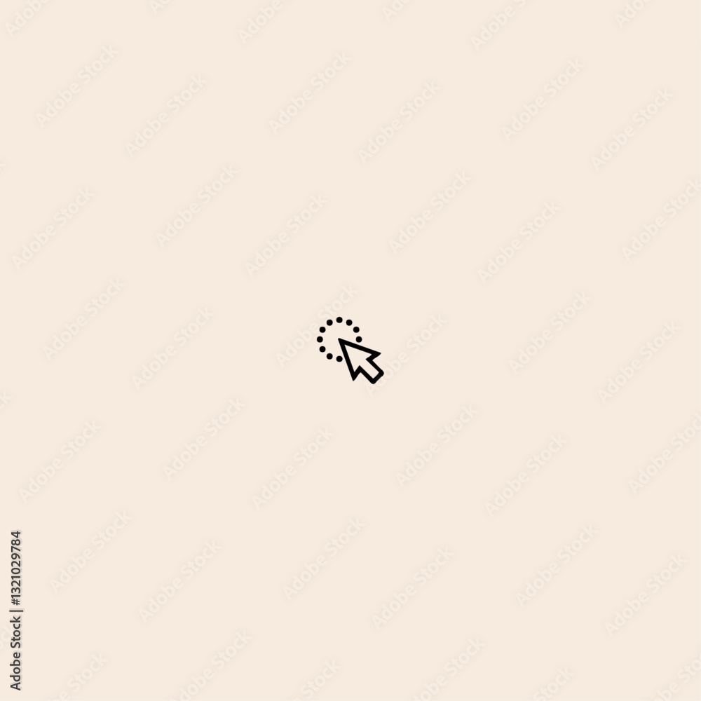 Click icon flat vector design. Click icon flat vector design.