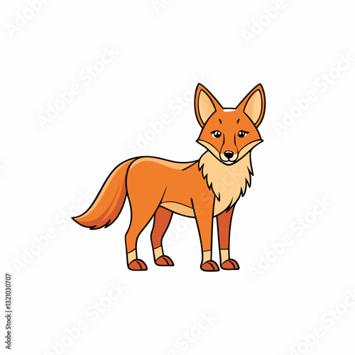 red dhole cartoon