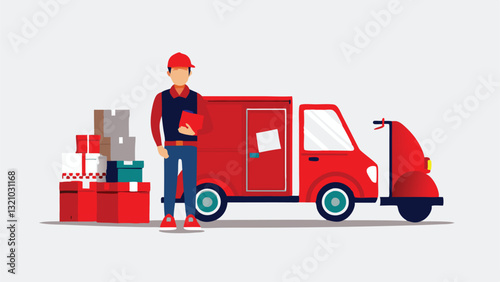 red fire truck