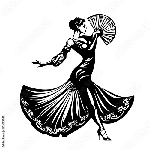 Ballroom Dance Poses in Silhouette: Artistic Depictions of Movement and Elegance