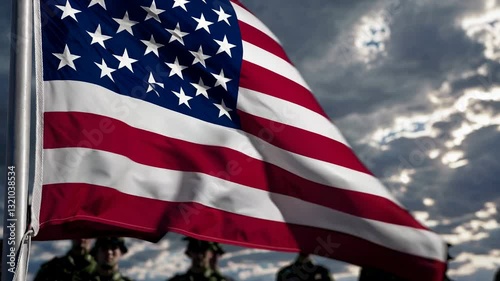 The American Flag in Motion