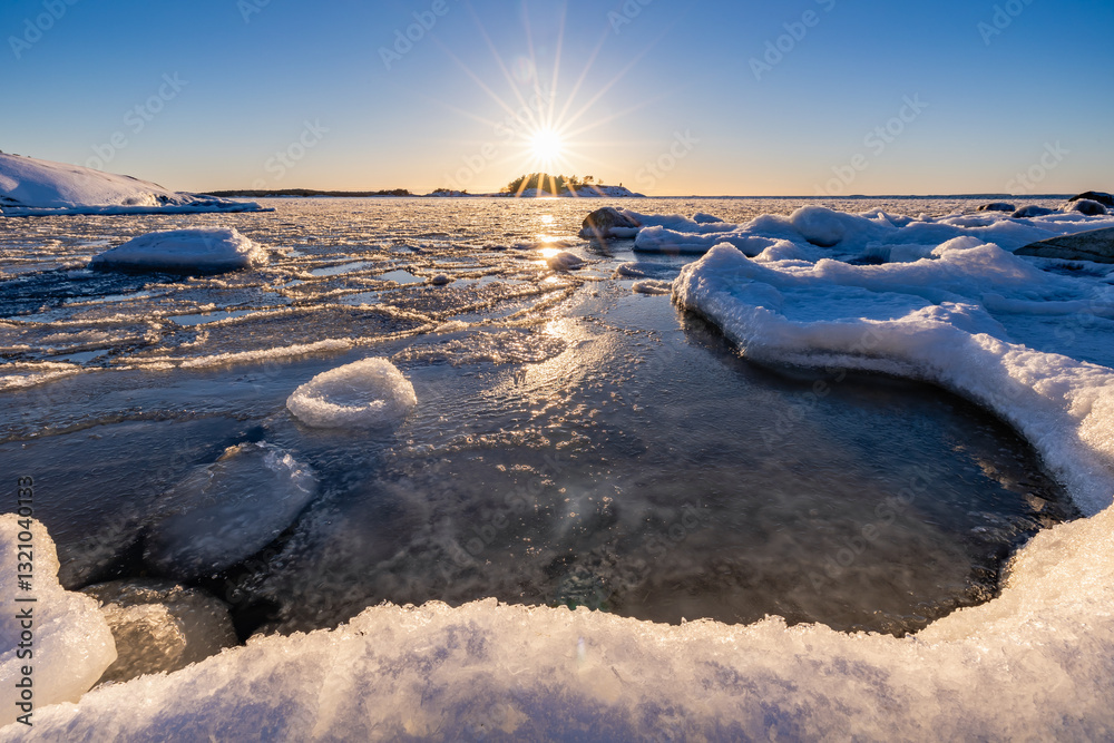 ice on the sea