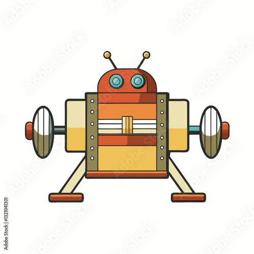 illustration of a chest fly machine