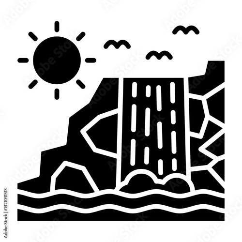 Waterfall Icon