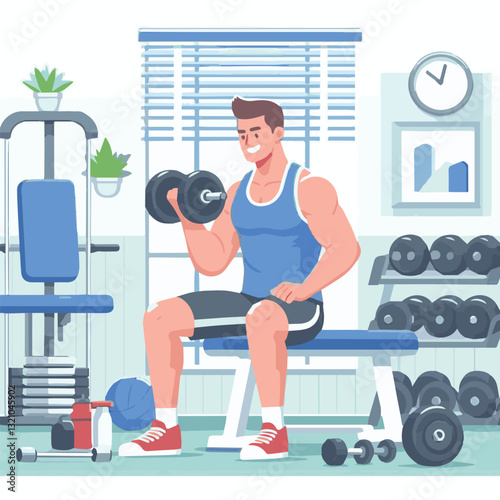 gym, fitness, healthy, exercise, sport, equipment, workout, training, health, lifestyle, body, fit, activity, interior, club, power, strength, athlete, weight, treadmill, trainer, background, woman, a