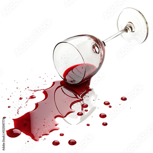 Spilled Red Wine