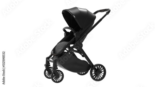 stroller isolated on transparent