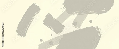 Abstract dark smudges and blotches on pale background, resembling faded photocopy artifacts, subtle, grunge