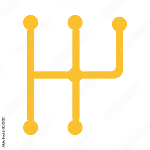 Transmission flat icon