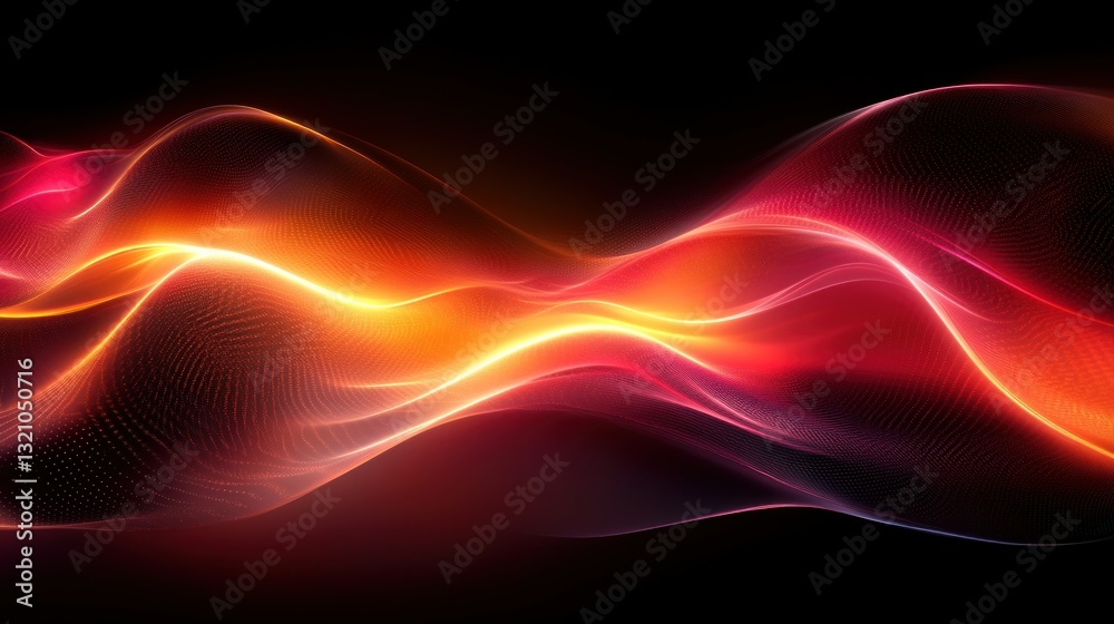 Obraz premium Abstract energy waves (2)