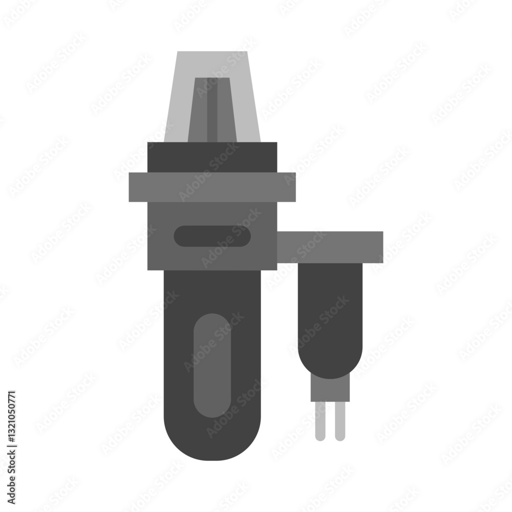 Starter Motor flat icon Starter Motor flat icon
