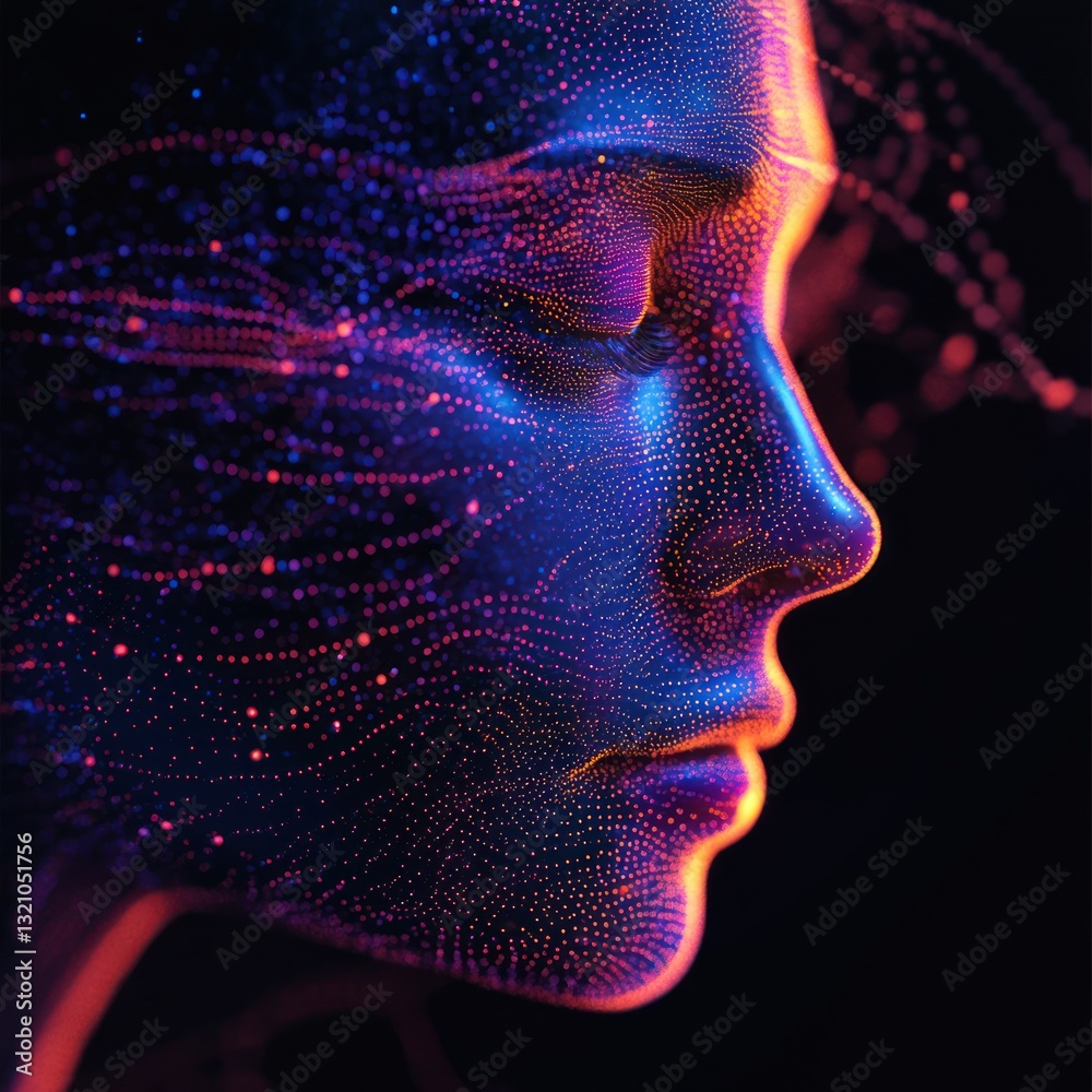 Fototapeta premium Predictive modeling with AI