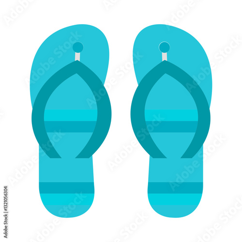 Flip flop flat icon