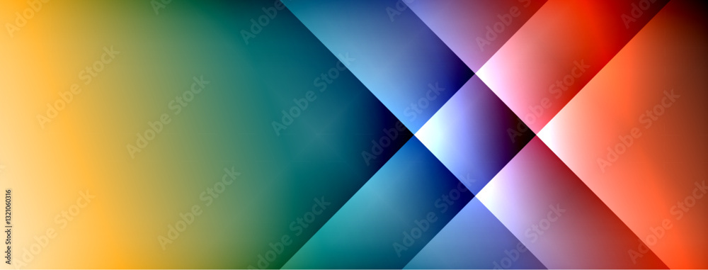 Obraz premium Colorful gradient with lines made of shadow and light. Creative background