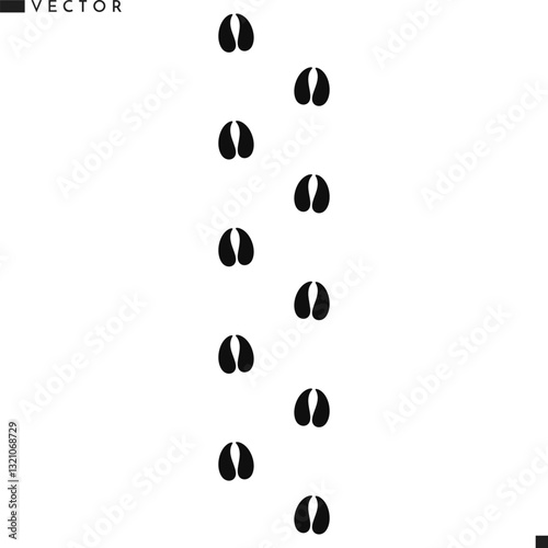 Cow footprints 