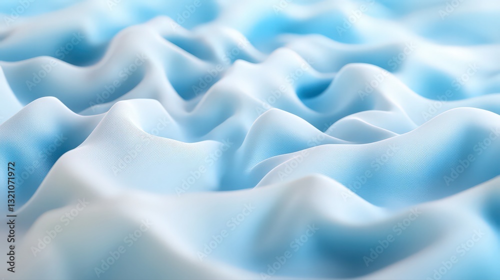 Obraz premium Abstract Light Blue Wavy Texture Background