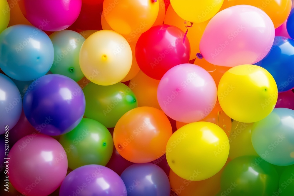 Bright abstract background of jumble of rainbow colored balloons celebrating gay pride Bright abstract background of jumble of rainbow colored balloons celebrating gay pride