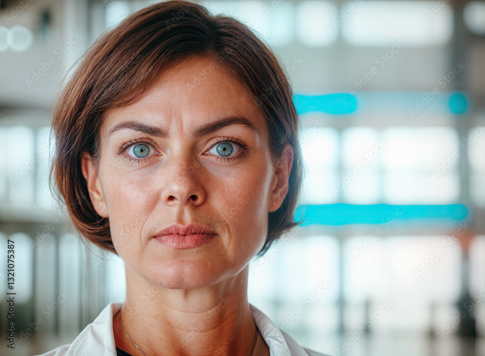 A focused gaze, conveying a sense of purpose and determination.
