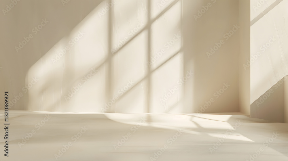 Fototapeta premium Beige wall background