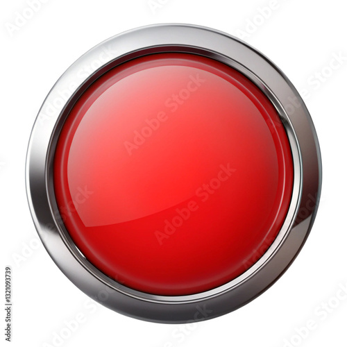 Free Download red button isolated on white background - GFXLoad