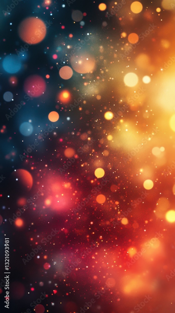 Colorful bokeh lights create a vibrant abstract background with warm and cool tones for artistic inspiration Colorful bokeh lights create a vibrant abstract background with warm and cool tones for artistic inspiration