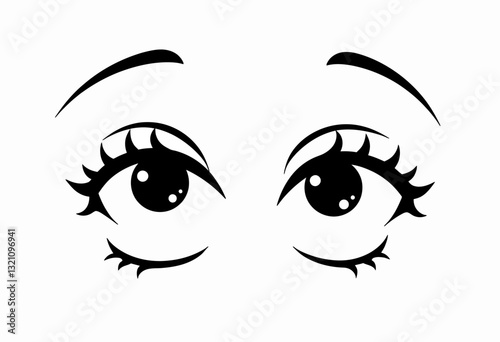 Use this clean and minimalist eye vector image to create a sophisticated look in your designs. Ideal for web design, logos, and any project needing a modern aesthetic.

