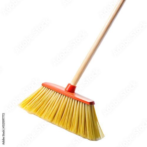broom isolated on white