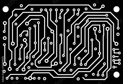 Bring your tech ideas to life with this high-quality circuit board vector illustration, perfect for digital publications, tech product presentations, and educational diagrams.


