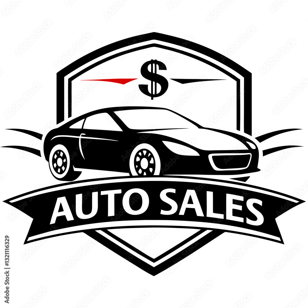 Obraz premium car vector logo