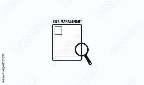 Risk management icon design