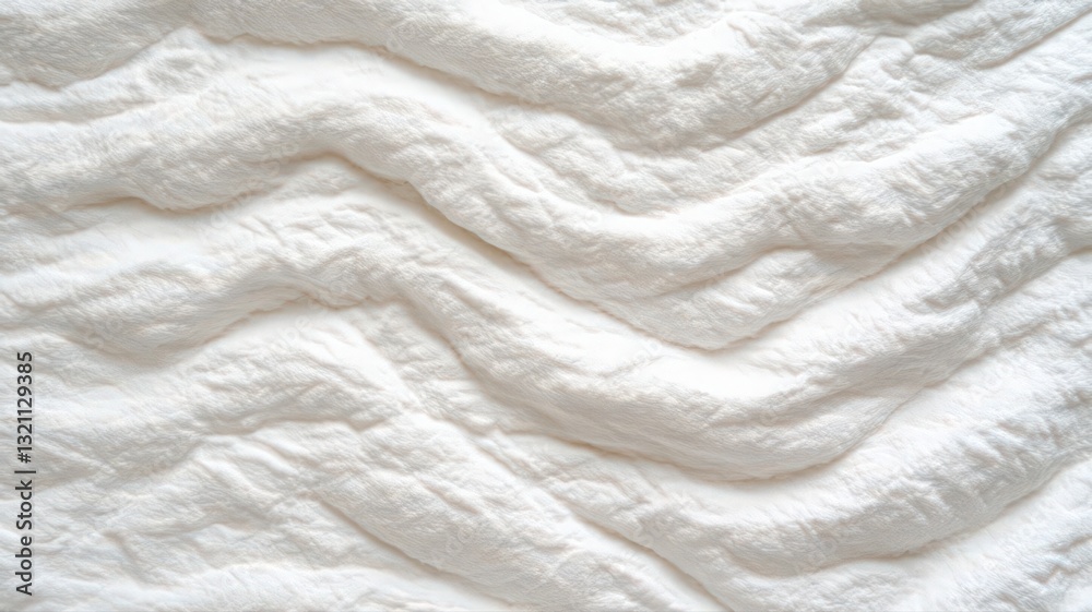 Obraz premium White Powder with Wavy Texture Background