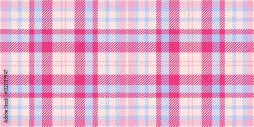 Sweet pastel pink and light blue plaid pattern.  Perfect for fashion, textile, and website backgrounds.