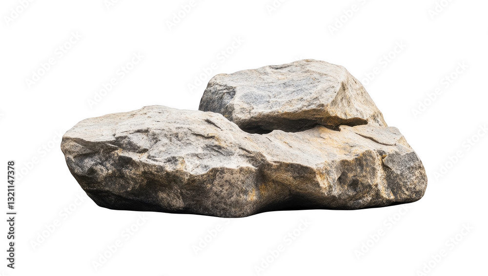 Natural stone rock on a transparent background ideal for decorative or landscaping purposes showcasing various textures and colors Natural stone rock on a transparent background ideal for decorative or landscaping purposes showcasing various textures and colors